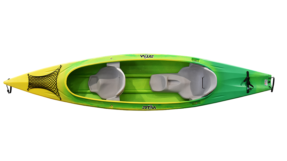 Léger, le BRIO RTM est un kayak de randonnée est très confortable grâce à ses sièges ergonomiques.